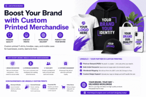 Boost Your Brand with Custom Printed Merchandise