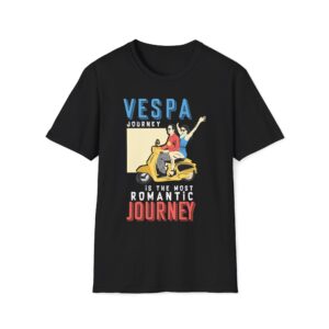Vespa Journey Is the Most Romantic Journey T-Shirt | Classic Scooter Lovers Tee